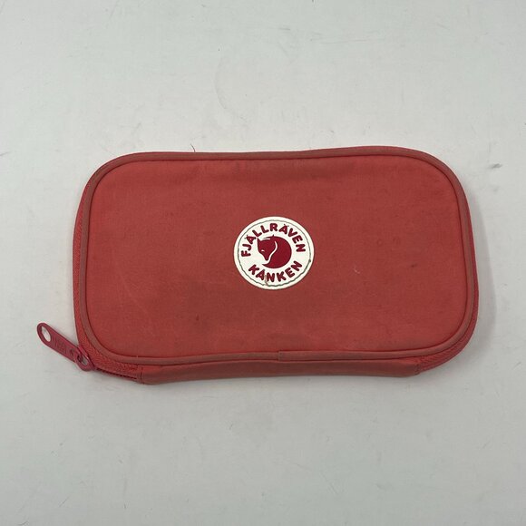 Fjallraven Kanken travel wallet zip around pink coral red - Picture 1 of 8